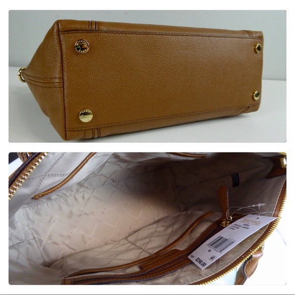 Michael Kors Bags Michael Kors Sierra Pebbled Leather Satchel Purse